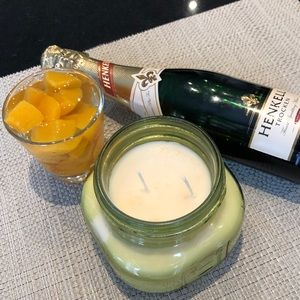 Peach Prosecco 100% Natural Soy Wax Candle